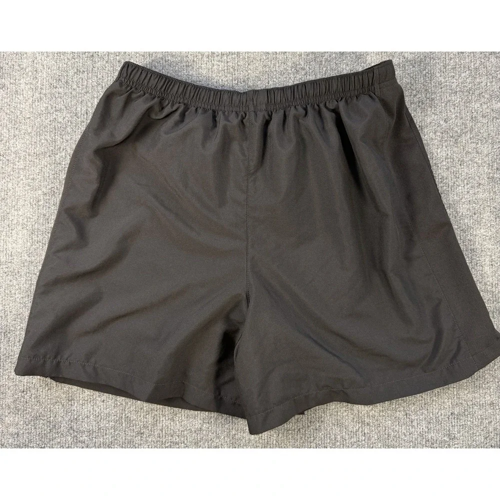 UNICOR Mens Medium APFU Army Training Shorts Black Yellow Logo PT Trunks 5
